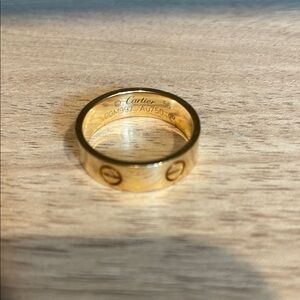 Cartier love Ring size 56